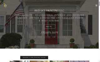 Red Sky Painting LLC of Park Ridge website