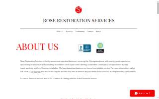 Rose Restoration Services