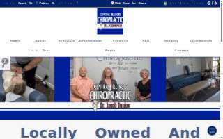 Central IL Chiropractic website