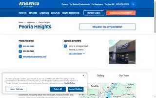 Athletico Physical Therapy - Peoria Heights website