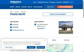 Athletico Physical Therapy - Peoria North website