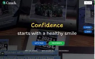 Cusack Orthodontics of Peoria website