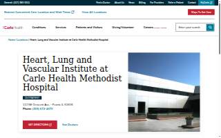 Heart, Lung and Vascular Institute at Carle Health Methodist Hospital