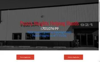 Helping Hands Resale Shoppe (Peoria Heights) website