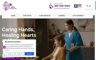 Iris Home Health Services website