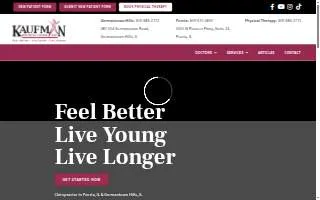Kaufman Wellness Center, Ltd. website