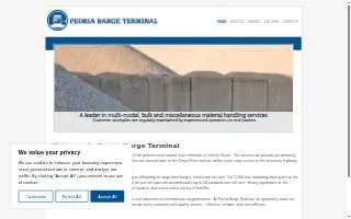Peoria Barge Terminal, Inc. website