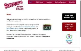 Stephens Auto Glass of Pekin website