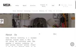 Gatza Electrical Contracting website