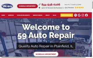 59 Auto Repair website