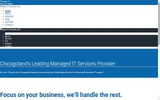 Apex IT Services of Plainfield website