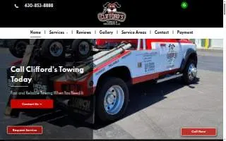 Clifford's Towing & Recovery LLC website