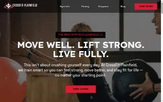 CrossFit Plainfield website