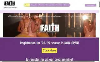 Leap of Faith Arts Ministries website