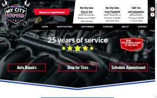 My City Auto Care website