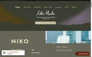 Niko Menko Photography website