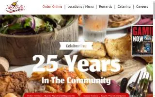 Vita Bella Pizza website