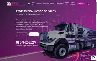 Zeiter's Septics Inc. Tank Cleaning & Septic Systems of Plainfield website