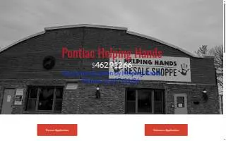 Helping Hands Resale Shoppe (Pontiac) website