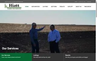 Hiatt Farmland Services website
