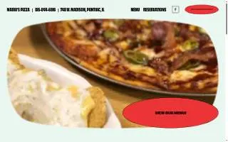 Mario's Pizza website