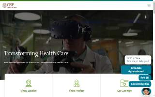 Osf Occupational Health website
