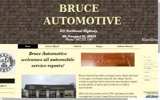 Bruce Automotive website