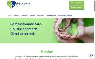 Family Behavioral Health Clinic website