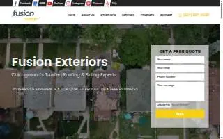 Fusion Exteriors website