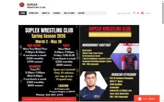 Suplex Wrestling Club website