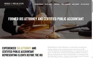 Whelan Tax of Prospect Heights website