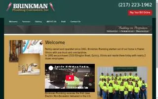 Brinkman Plumbing Contractors Inc website
