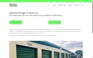 Express Storage Quincy website