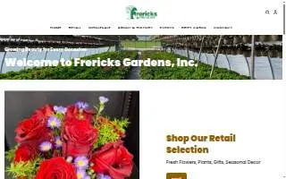 Frericks Gardens INC website