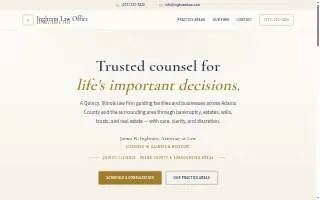 Inghram Law Office website