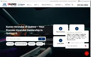 Kunes Hyundai of Quincy Service website