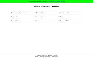 Quincy Medical Group website