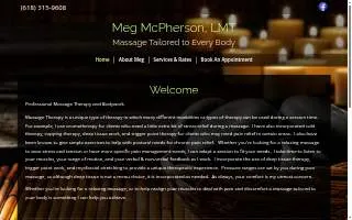 Meg McPherson, LMT website