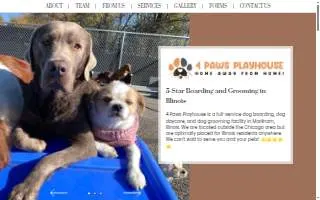 4 Paws Play House of River Forest website