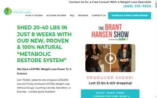 Secret for Weight Loss website