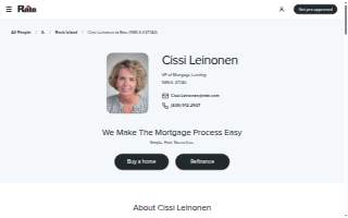 Cissi Leinonen - Rate Mortgage