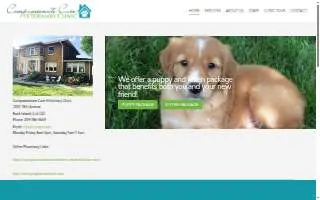 Compassionate Care Veterinary Clinic website