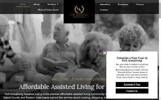 Fort Armstrong Assisted Living website