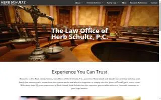 Herb Schultz Law website