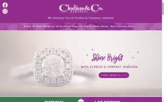 Clodius & Co. Jewelers website