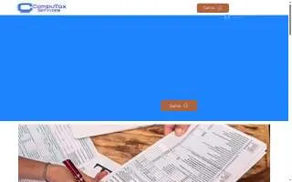 Computax Services & Associates website
