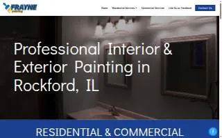 Frayne Painting & Deck Stnng website
