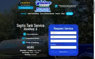 Watson Septic website