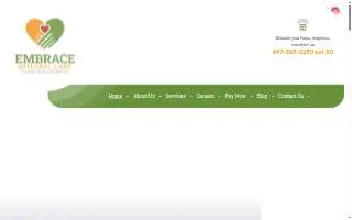 Embrace Integral Care website