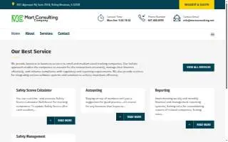 Mart Consulting Company website